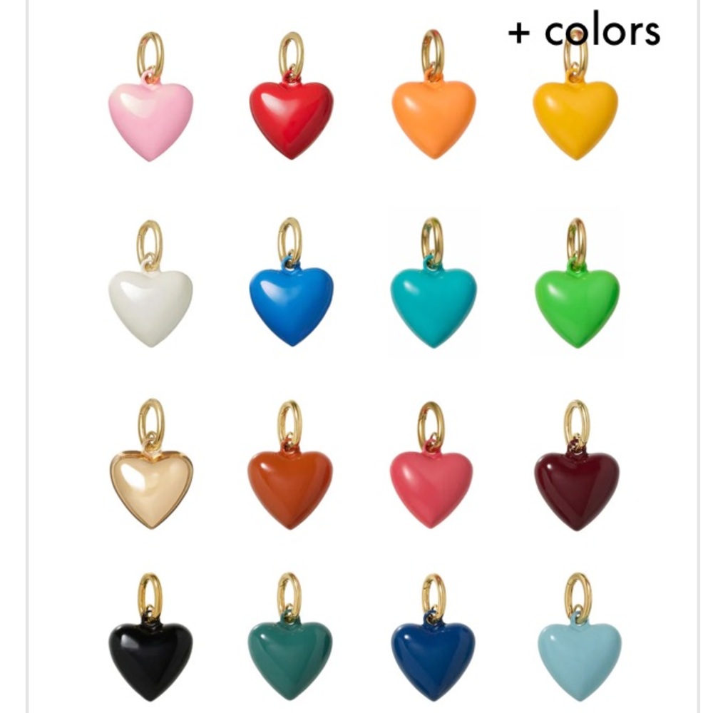 Roxanne Assoulin The Mini Puffy Heart Charm - Forest - Picture 2 of 3